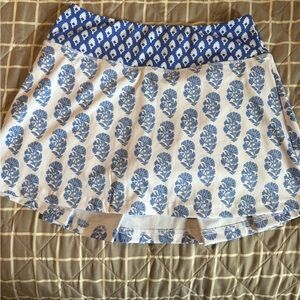 Uplift People Blue & White Floral Athletic Skort – WXS